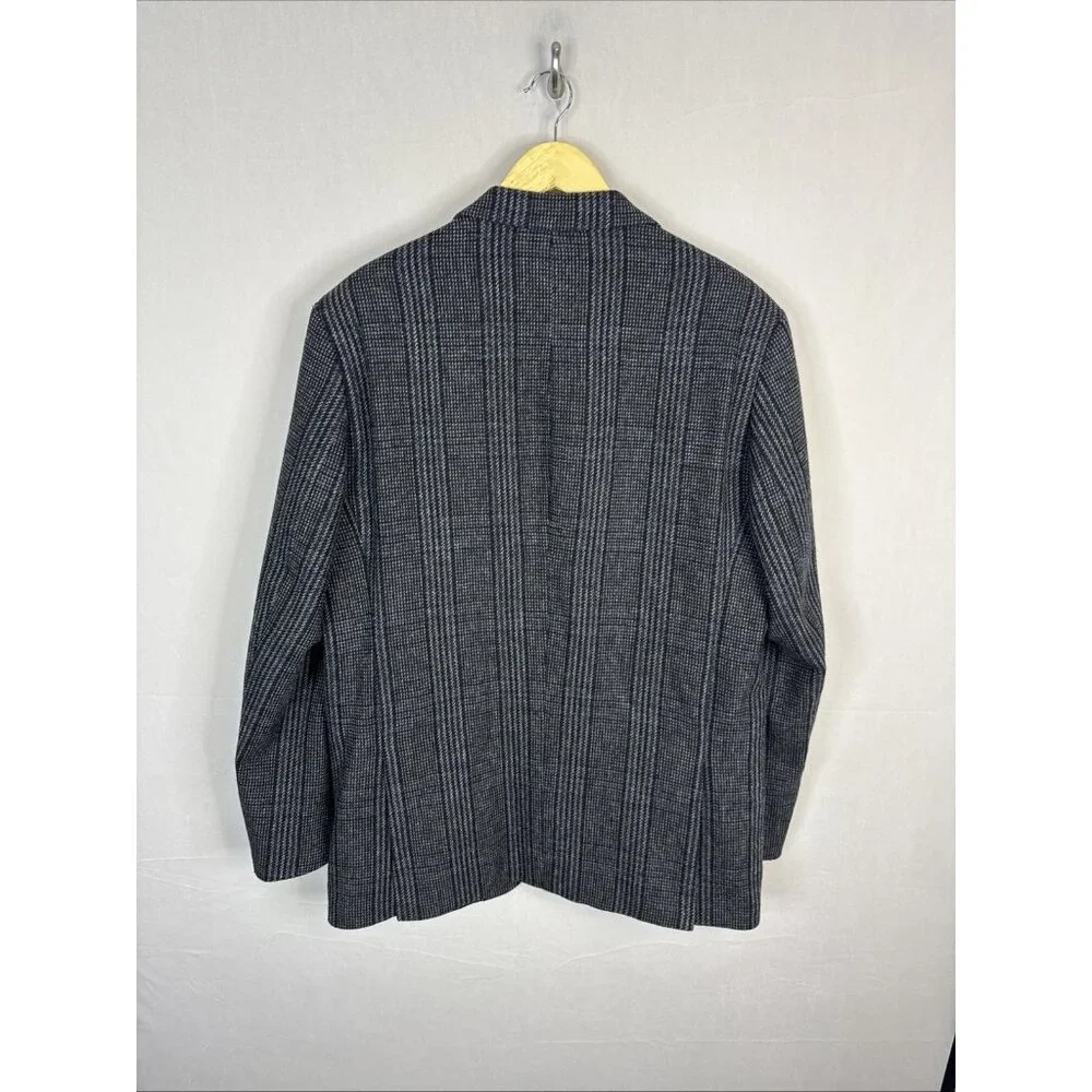 Bugatti Wool Sport Coat Men 44 44R‎ Gray Textured Blazer